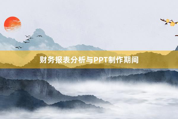 财务报表分析与PPT制作期间
